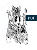 Mindfulness Colouring Sheets PDF Panda and Baby