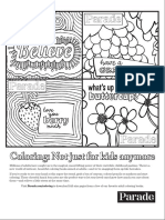 Coloring: Not Just For Kids Anymore Coloring: Not Just For Kids Anymore