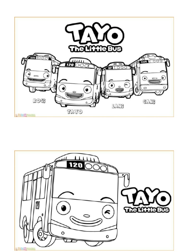 Mewarnai Tayo Mewarnai Tayo