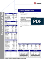 Taiwan Market Daily October 7 2010 - HTC Raise TP to NT$890 Maintain BUY