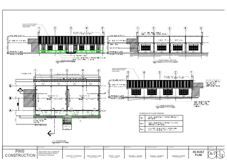 One Storey Two Classroom School Plan | PDF | Queensland Heritage ...