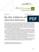 Big Data, Inteligencia Artificial y El Futuro de La Democracia