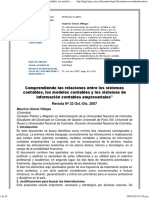 Comprendiendo Las Relaciones Entre Sistemas y Modelos Contables - Gomez Villegas (2007) PDF