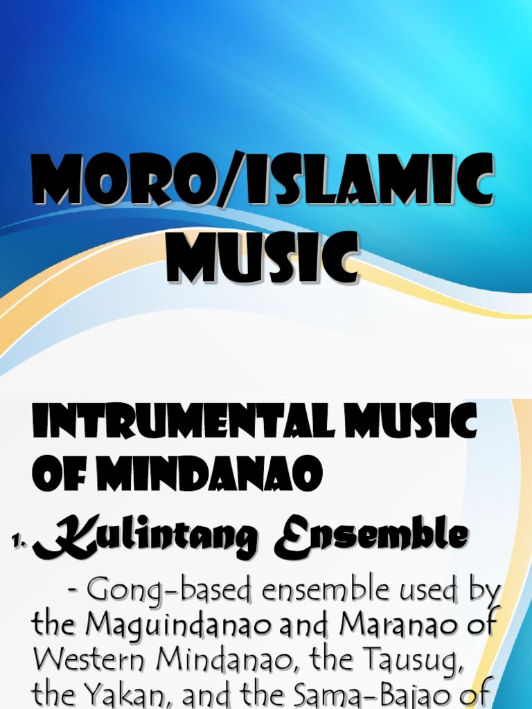 Moro Instrumental Music of Mindanao | PDF