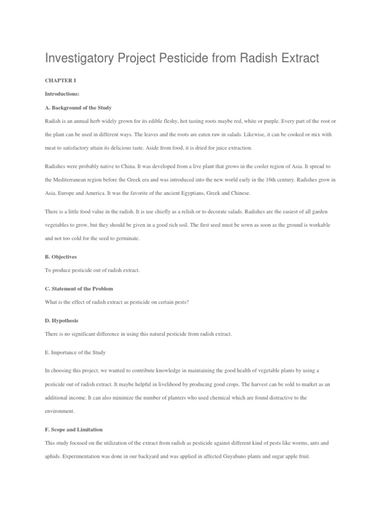 Science investigatory project examples pdf picture