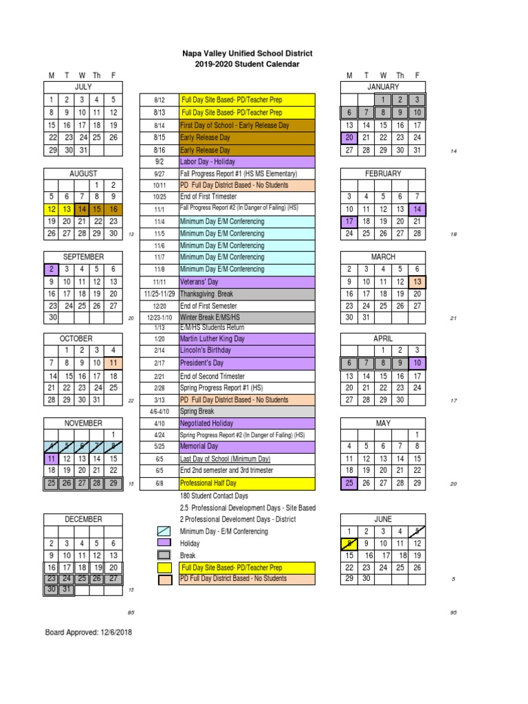 2019-2020-napa-valley-unified-school-district-calendar-pdf-academic