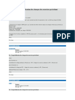 Comptabilisation des charges des exercices précédant