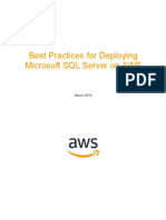 Best Practices For Deploying Microsoft SQL Server On Aws