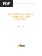 Import Windows Server to Amazon Ec2