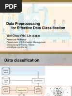 (林維昭) Data Preprocessing for Effective Data Classification