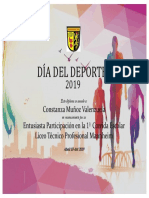 Diploma Carrera Dia Del Deporte