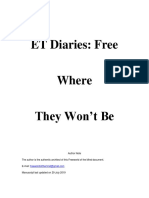ET Diaries: Free Where They Wont Be