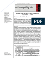 Wildlife in The Perspective of Environmental Degradation: A Review