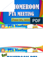 1st PTA Meeting 2019