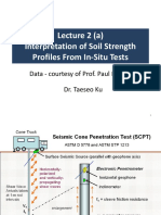 CE5107 - Lecture 2 - (1) Interpretation of Soil Properties