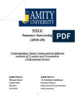 NTCC Internship Report - Winayak