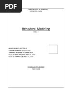 Coe133l Drill-5 Behavioral Modeling