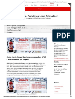 Jenis - Jenis, Fungsi Dan Cara Menggunakan APAR (Alat Pemadam API Ringan) - CV. Pandawa Lima Primatech