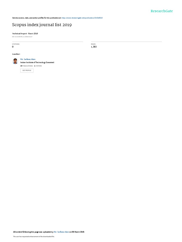 Journallistofscopus Pdf Association For Computing Machinery Accounting