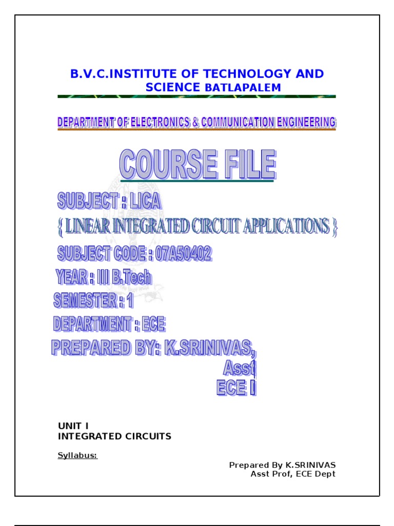 Differential Amplifier Concepts and Analysis | PDF | Amplifier ...