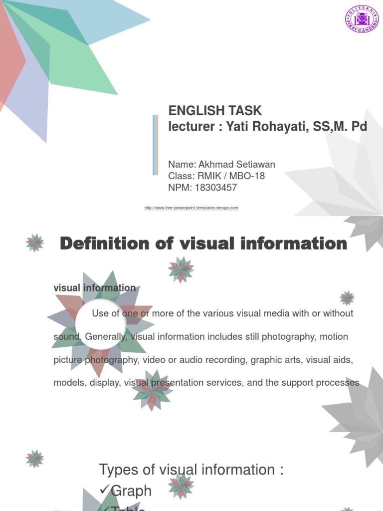 Abstract Leaves PowerPoint Template PDF Mass Media Attention