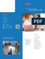 Executive LLM: Programme For Working Professionals