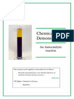 Chemical Demonstrations: An Autocatalytic Reaction