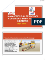 Manajemen Dan Teknologi Konstruksi Tanpa Parit Di Indonesia-hamki