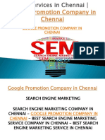 SEM Services in Chennai - Google Promotion Company in Chennai