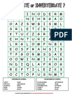 Vertebrate or Invertebrate Wordfind PDF