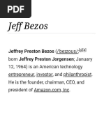 Jeff Bezos - Amazon