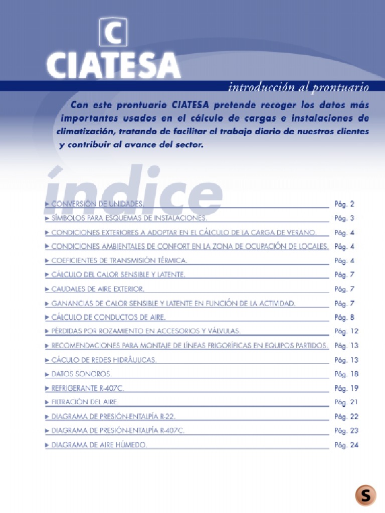 Prontuario Instalaciones Climatización CIATESA PDF | PDF | Caldera ...