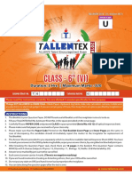 Talentx 2018 Class6 PDF