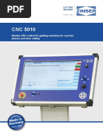 ZINSER CNC5010 Brochure English