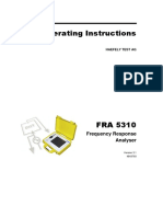 Sfra Megger Manual PDF