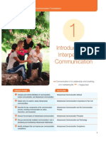 Introduction To Interpersonal Communication PDF