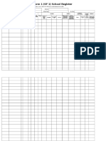 School Form 1 Register Template | PDF | Business