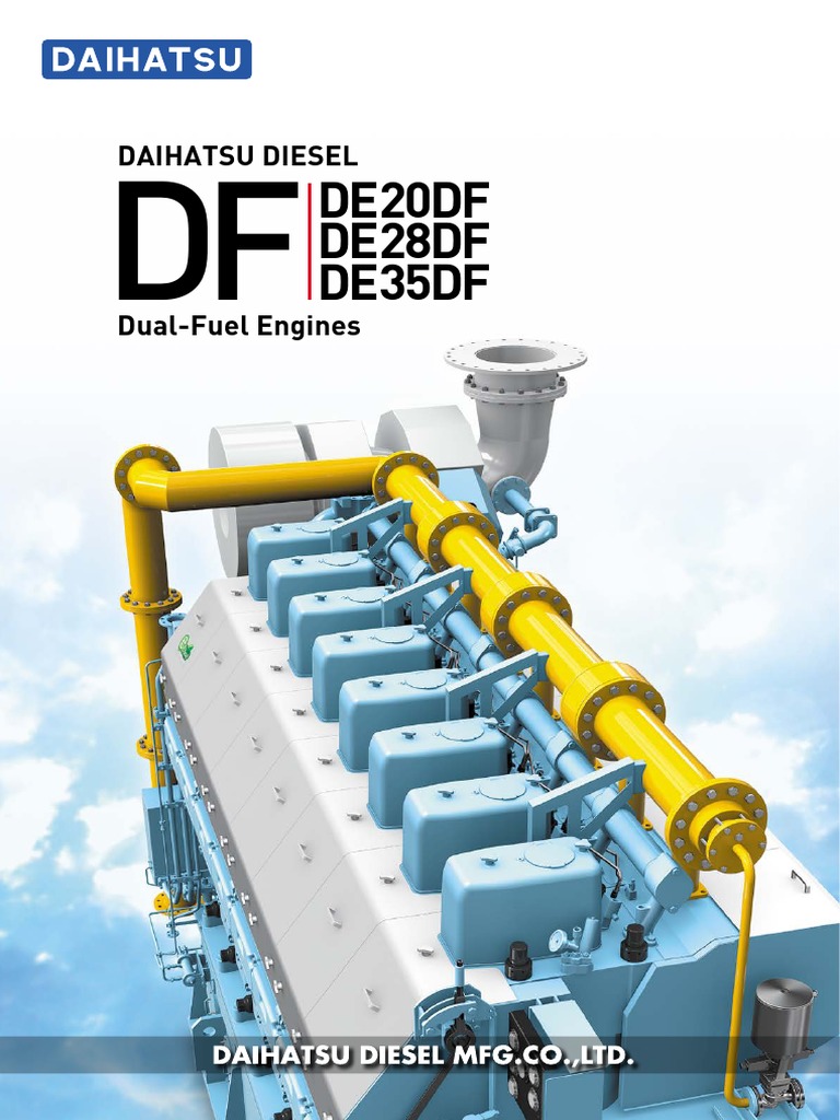 Daihatsu Dual-Fuel Engine Overview | PDF | Fuel Injection | Diesel Engine