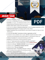 João António Vaz - Formador Sénior de Vendas e Motivação para Empresas Com PNL