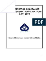 General Insurance Corporation of India Act