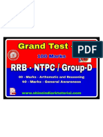 RRB Grand Test - 11