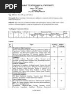 Gujarat Technological University: W.E.F. AY 2018-19