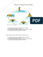 Epley Maneuver For Benign Positional Vertigo