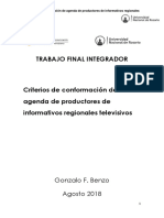 Gonzalo Benzo TFI - Desarrollo PDF