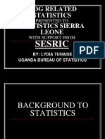 MDG Related Statistics Statistics Sierra Leone: Sesric