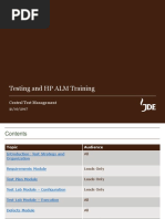 JDE - Kauri - CTM - Testing & ALM Training For ALL Users