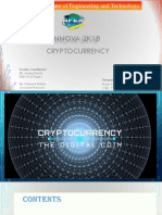 Apex Institute of Engineering and Technology,: Cryptocurrency Innova 2K18