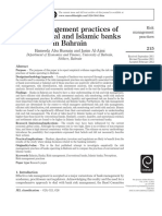 Risk Management Practices of Conventional and Islamic Banks in Bahrain