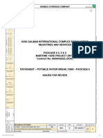 Datasheet For Potable Water Tank