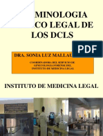 Terminologia Medico Legal